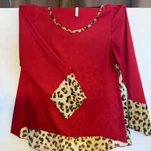 Women’s Cheetah Blouse